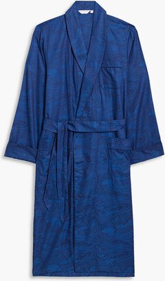 Paris cotton-jacquard robe