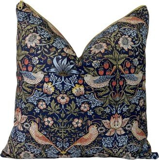 Cover Only | Strawberry Thief Designed By William Morris Grandmillennial Accent Pillow