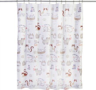 Love My Cats Shower Curtain