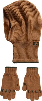 Wool Balaclava & Gloves Set