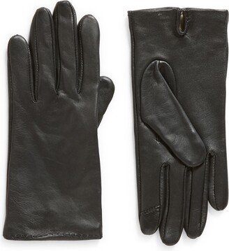 Silk Lined Leather Gloves-AA