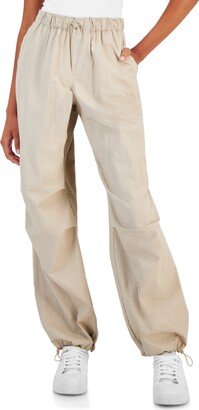 Juniors' Bungee-Hem Parachute Pants-AA