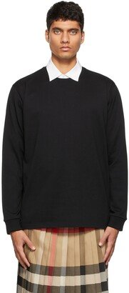 Black Location Print Long Sleeve T-Shirt