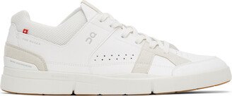 White Vegan Leather 'The Roger Clubhouse' Sneakers