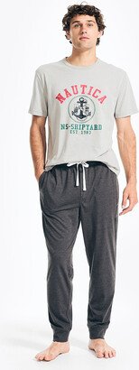 Logo Graphic T-Shirt Pajama Pant Set