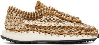 Brown Crochet Sneakers