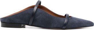 Maureen flat suede mules