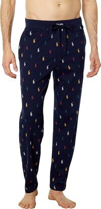 Rib Waistband Knit PJ Pants (Cruise Navy/Kelly Green/RL2000 Red/Slicker Yellow/White) Men's Pajama