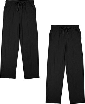 Men's 2pk Black Sleep Pajama Pants -XL