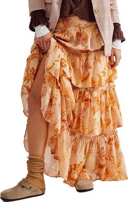 Sawyet Ruffle Maxi Skirt