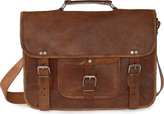 Vida Vida Vida Vintage Classic Leather Satchel Medium