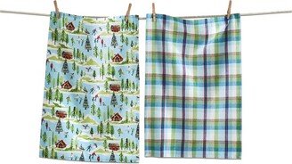 tagltd Winterfest Dishtowel Set Of 2