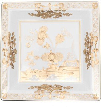 Oriente Italiano porcelain change tray (24.5 x 24.5 cm)