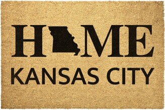 Kansas City Doormat Outdoor Rug Missouri Mo Coir Door Mat Front Porch Decor Housewarming Home Christmas Summer Gift