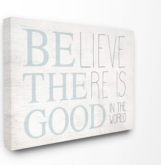 Be The Good in The World Light Blue Distressed Wood Look Sign, 30 L x 40 H