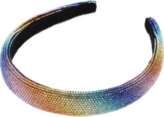 Unique Bargains Women's Simplicity Rhinestone Wide-brimmed Classic Style Headband 5.59x0.87 Assorted Color