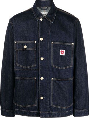 Nash logo-patch denim jacket