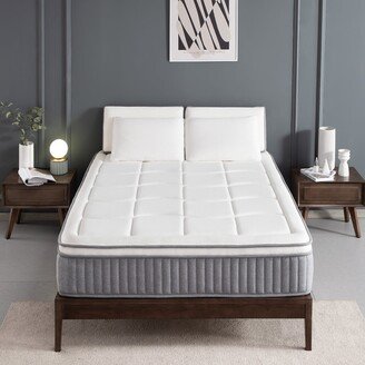 Comfort Hybrid Mattress, 12 Inch Gel Memory Foam Mattress