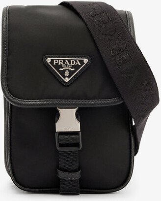 Nero Buckle Nylon Cross-body bag