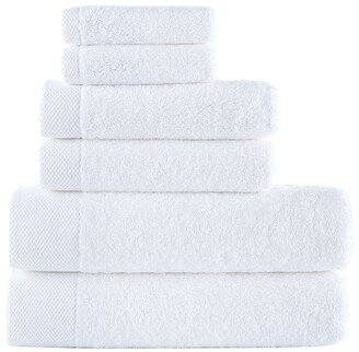 Solid Signature 6Pc Towel Set-AB