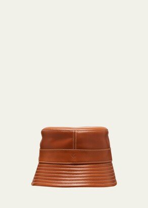 Mina Leather Bucket Hat