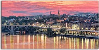 Gregory O'Hanlon 'Georgetown Waterfront' Canvas Art - 47 x 14