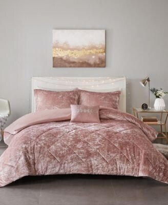 Felicia Velvet 3 Pc. Duvet Cover Sets