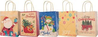 The Lindy Bowman Company Lindy Bowman Pack of 15 Assorted Medium Christmas Gift Bags with Handle