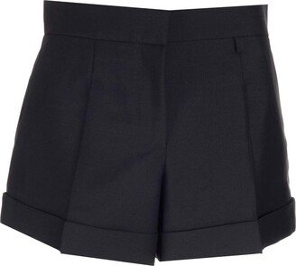 High Waisted Slim-Fit Shorts