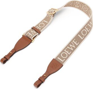 Jacquard Anagram Loop Bag Strap-AA