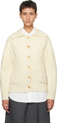 Dunst Off-White Buttoned Cardigan