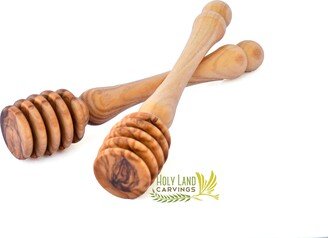 Olive Wood Honey Dipper Stick | Bee Sticks Wooden Dippers