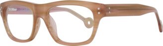 Hally & Son Brown Unisex Optical Frames