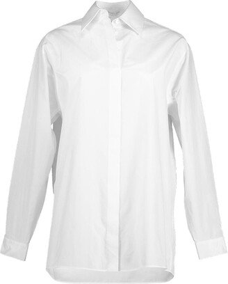 Dolman Sleeve Button Down Shirt