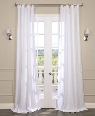 Linen Sheer Curtain Panel, 50