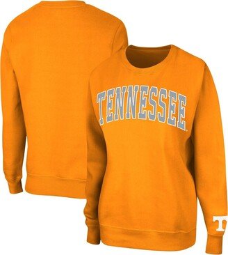 Women's Tennessee Orange Tennessee Volunteers Campanile Pullover Sweatshirt