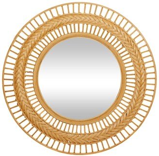 Peyton Lane Rattan And Boho Style Wall Mirror