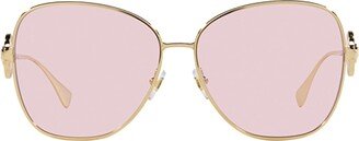 Ve2256 Gold Sunglasses