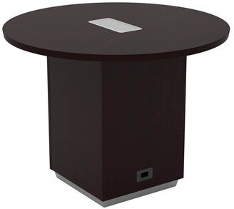 cubicles.com Black Tie Office Conference Table Round - 48x48x30