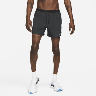 Men's Stride Dri-FIT 5 Brief-Lined Running Shorts in Black