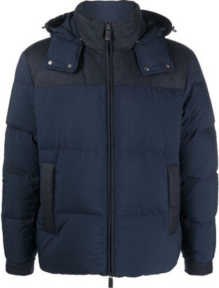 Panelled Padded Coat