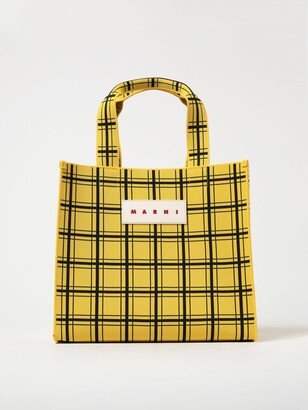 bag in nylon with check pattern