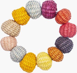 Coro Cora Multi Color Napkin Rings Set of 4