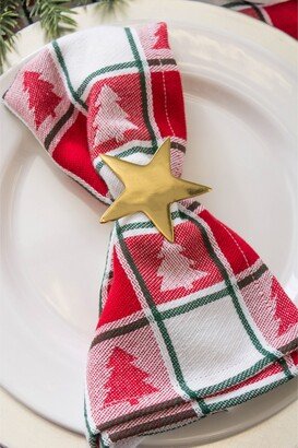 Star Napkin Ring, Set of 6