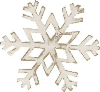 Park Designs Snowflake Napkin Ring Set - White