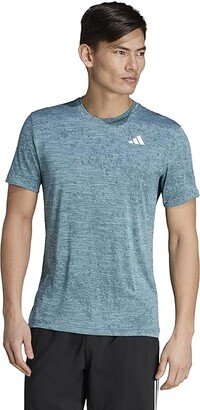 Tennis Freelift Tee (Arctic Night/Light Aqua) Men's Clothing