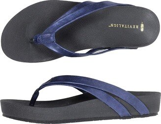 Revitalign Sandy Seas Flip-Flop (Navy) Women's Shoes