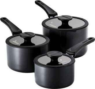 6pc Aluminum Non-Stick Nesting Cookware Set