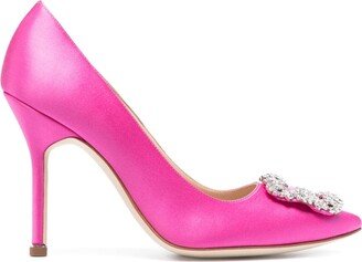 Hangisi 105mm pointed-toe pumps