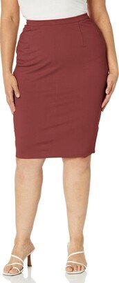 City Chic Women's Apparel City Chic Plus Size Skirt MIDI Tube